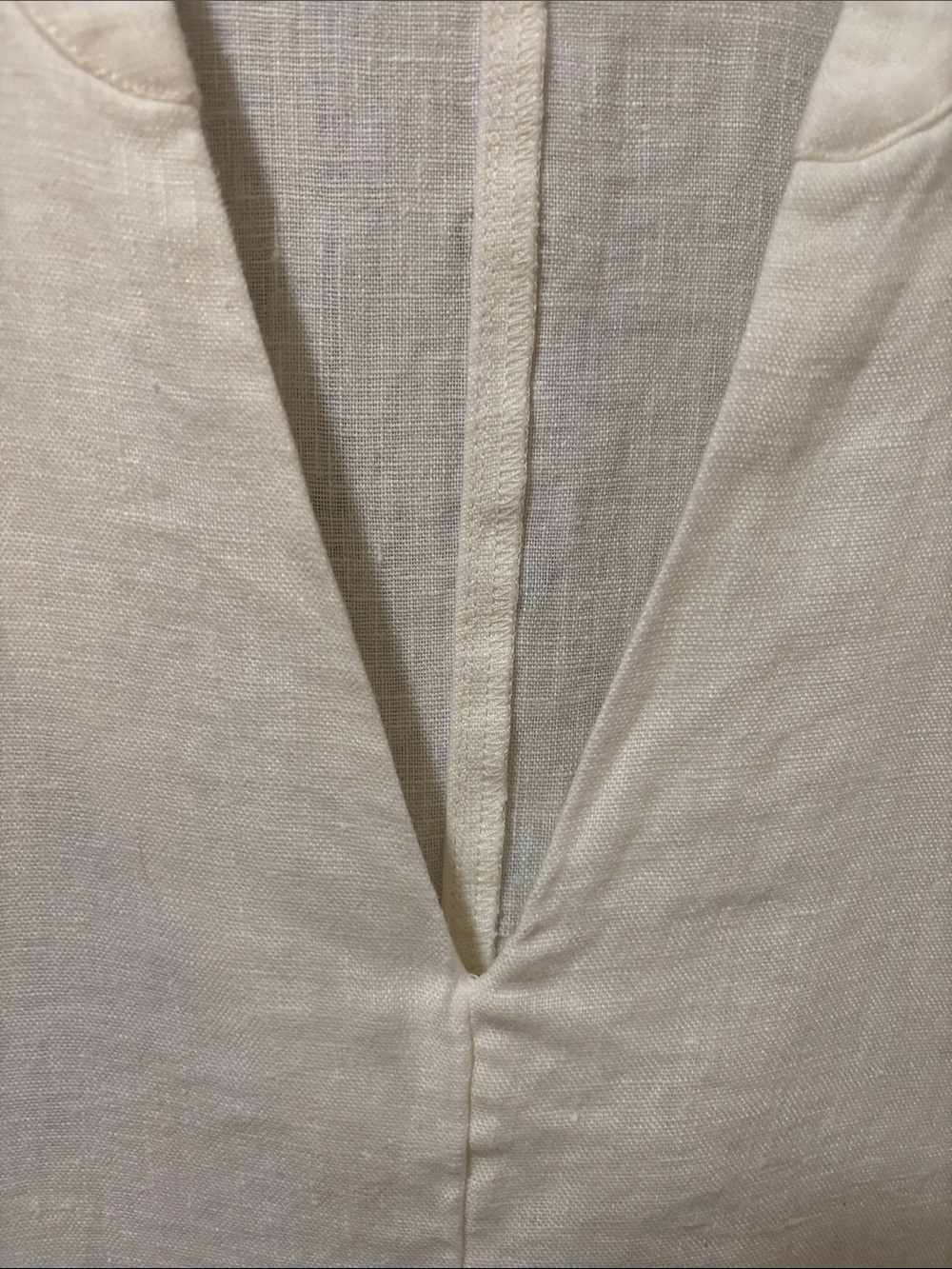 Soft Surroundings Linen V-Neck Maxi Dress - Picture 12 of 14